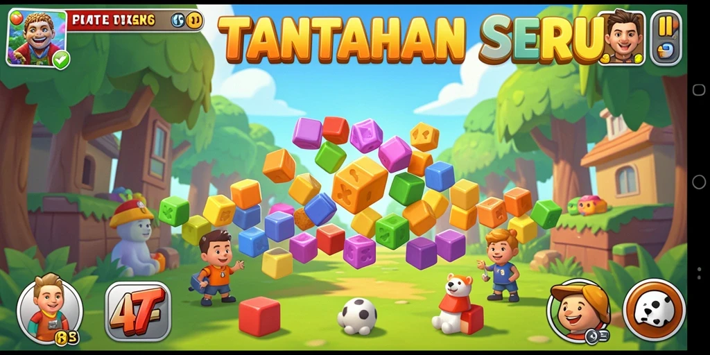 Gameplay seru dan menantang di 47F dengan berbagai teka-teki menyenangkan.
