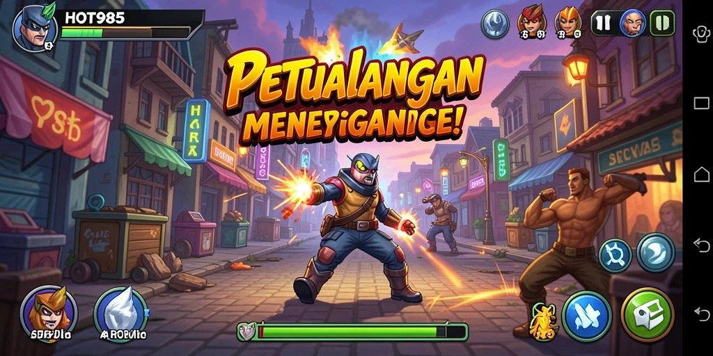 Screenshot dari gameplay seru HOT985 dengan aksi cepat dan tantangan.