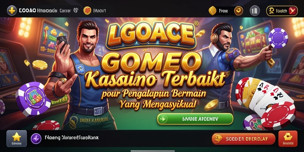Screenshot gameplay LGOACE dengan tampilan permainan kasino yang menarik.