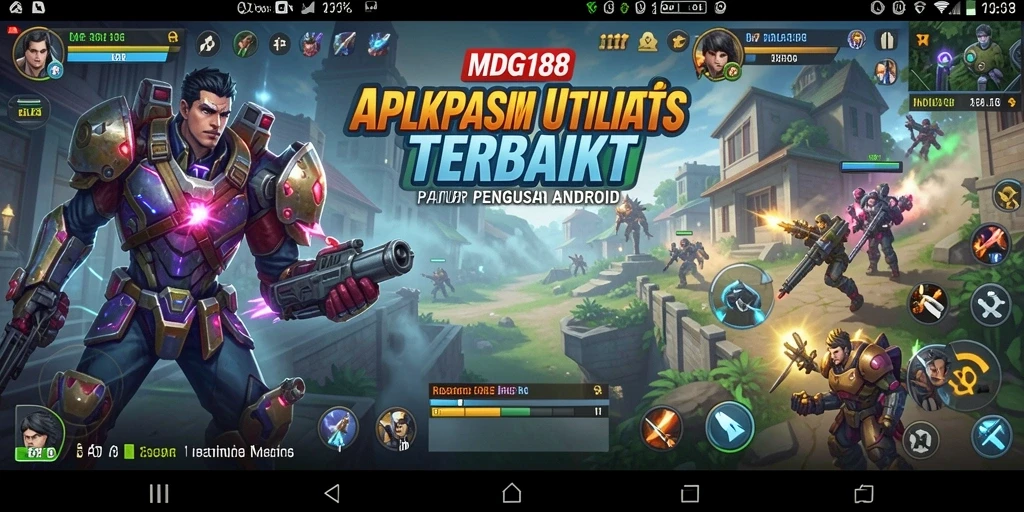 Tampilan antarmuka MDG188 yang intuitif dan menarik.
