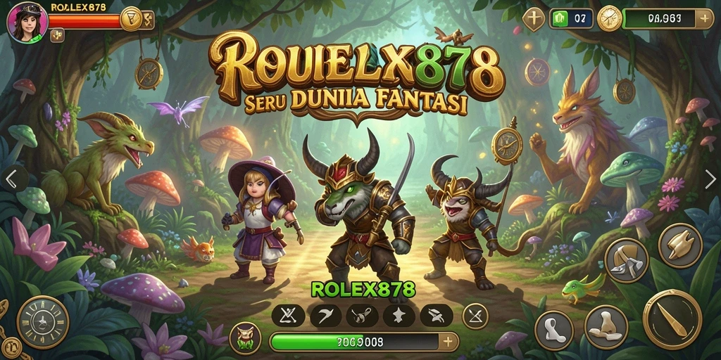 Tangkapan layar utama dari gameplay ROLEX878 menampilkan aksi petualangan yang mendebarkan.