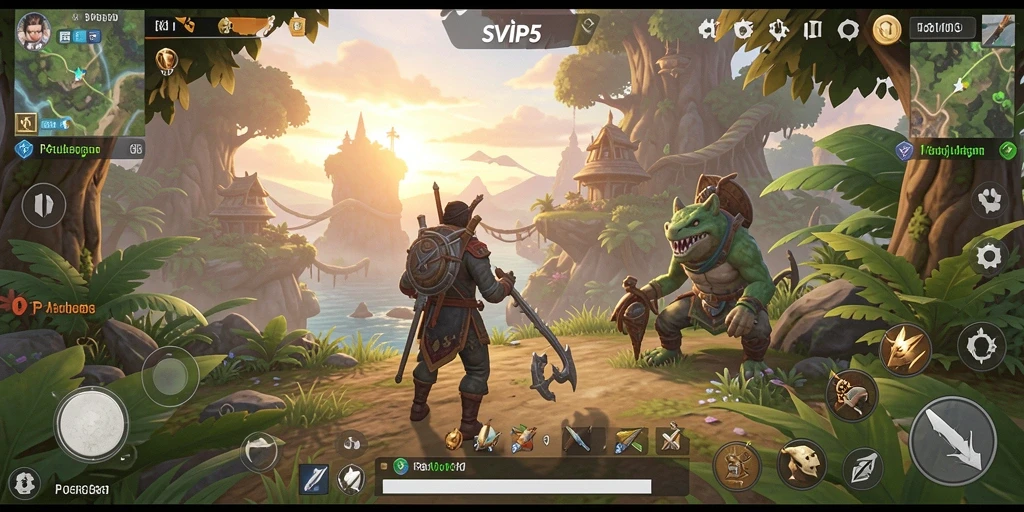 Menampilkan gameplay seru di dunia terbuka SVIP5.