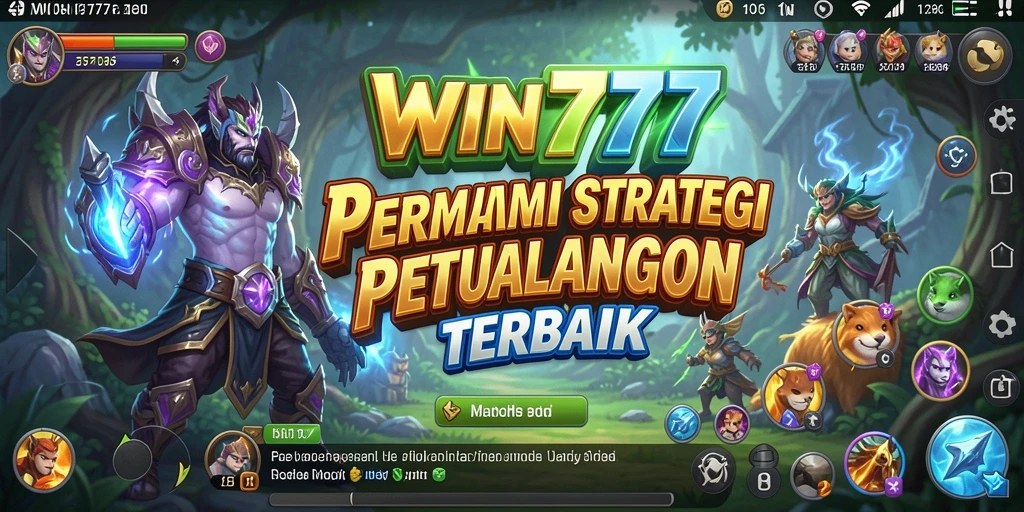 Screenshot utama WIN777 menunjukkan aksi strategis yang seru.